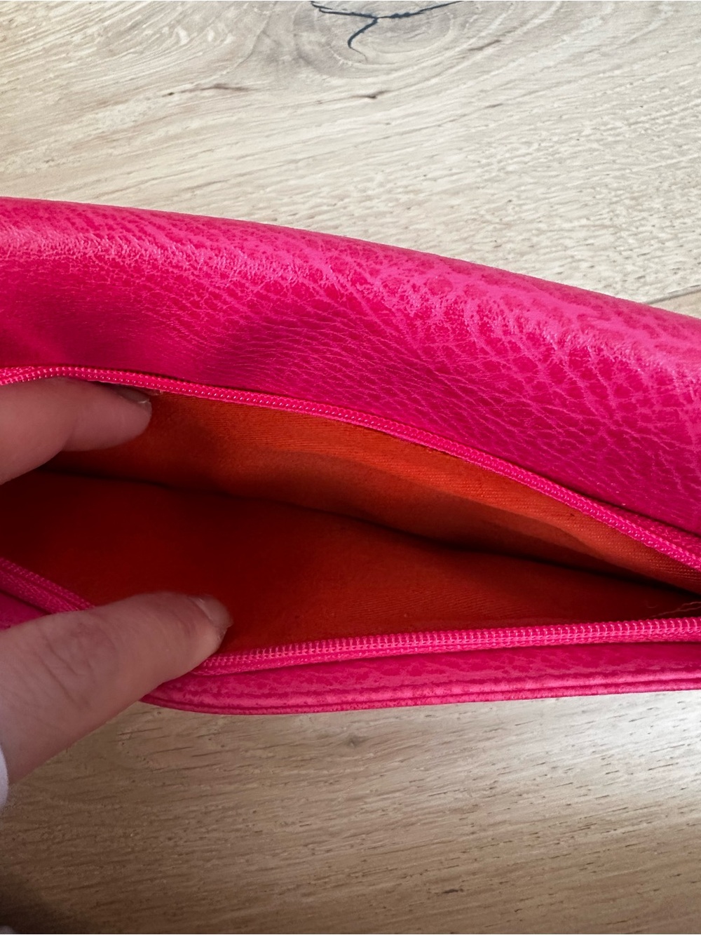 Neiman Marcus Pink passport wallet clutch | passport holder - Picture 8 of 10